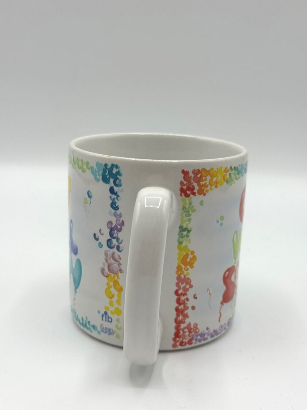 Get Well Soon Mug Balloons 1989 Vintage Ceramic 10oz Coffe Cup Colorful - Picture 4 of 10